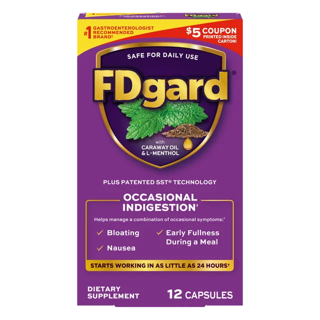 FDgard Indigestion Supplement 12ct