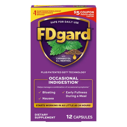 FDgard Indigestion Supplement 12ct