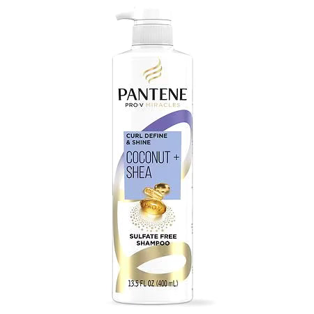 Pantene Pro-V Miracles Curl Define & Shine Coconut + Shea Sulfate-Free Shampoo 13.5 fl oz