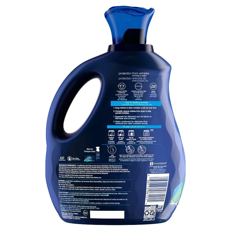 Suavizante de telas líquido Downy Wrinkle Gaurd Fresh - 81 oz