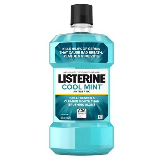 Listerine Cool Mint Antiseptic Mouthwash- 500ML/16.9oz