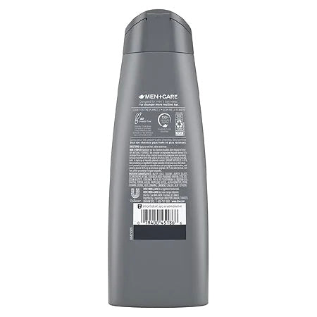 Champú Dove Men+Care con carbón y arcilla, 12 oz