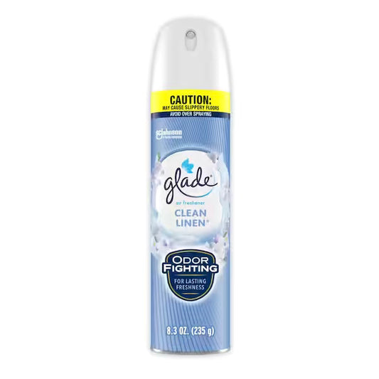 Glade Clean Linen Room Freshener Spray 8oz