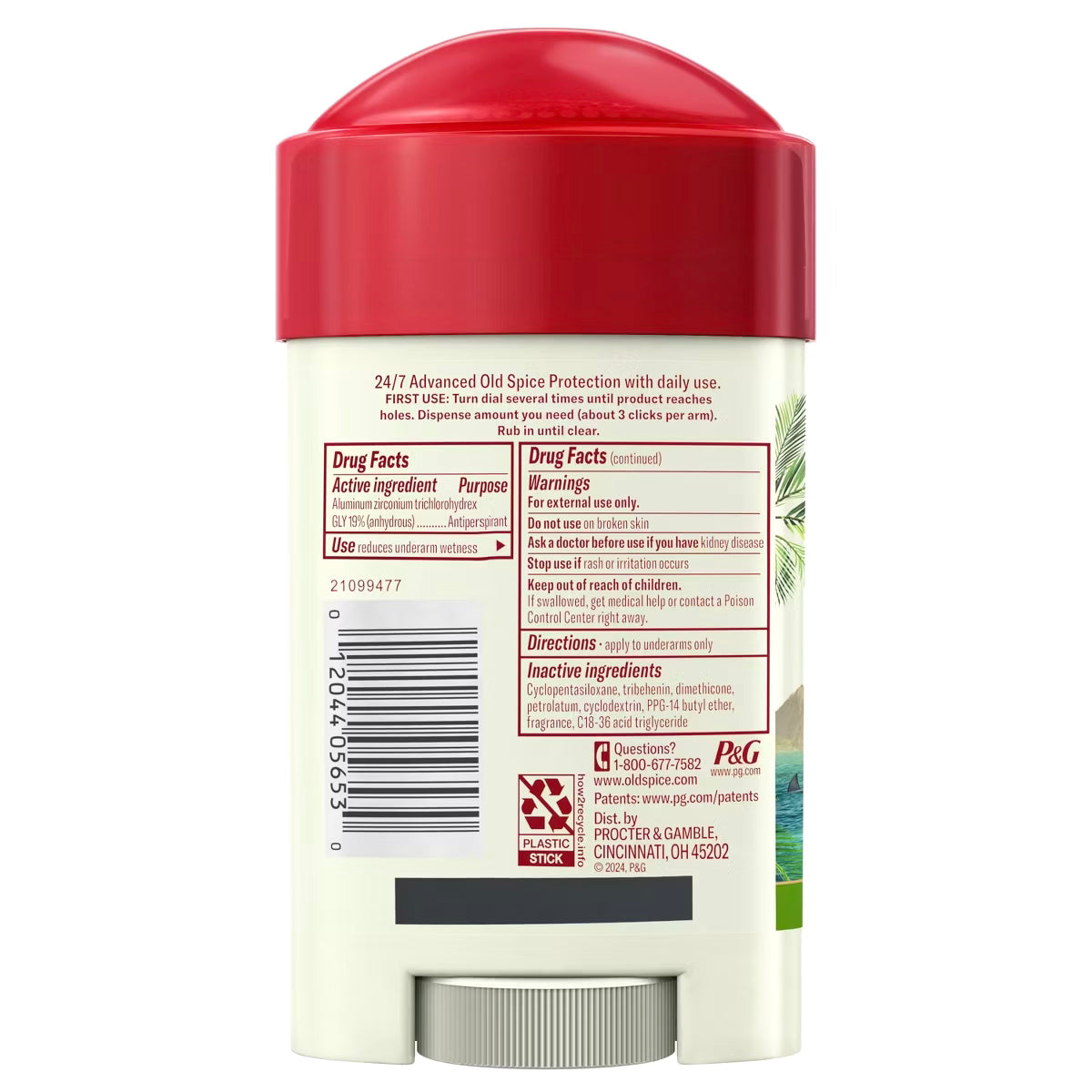 Old Spice Sweat Defense Antiperspirant Deodorant- Fiji 2.6oz