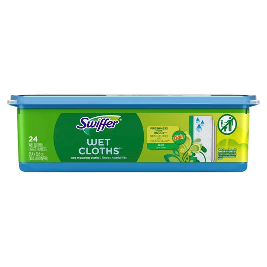 Paños para fregar húmedos Swiffer Sweeper - Gain Scent - 24 unidades