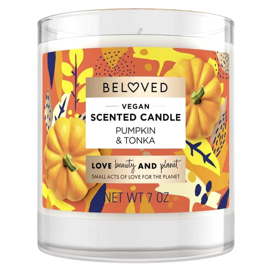 Beloved Pumpkin & Tonka 1-Wick Candle - 7oz