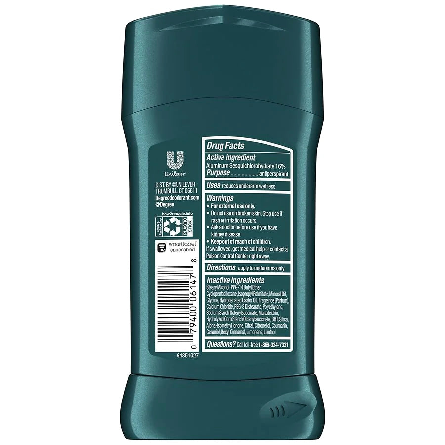 Degree Men Antiperspirant Deodorant Adventure, 2.7 oz