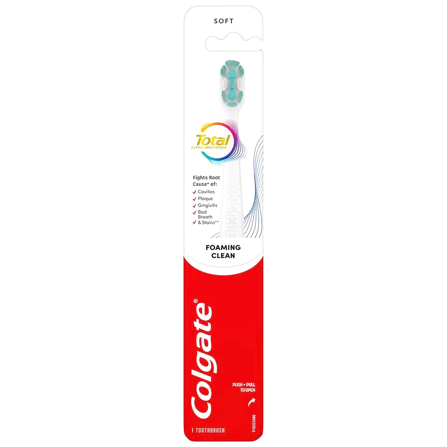 Colgate Total Active Prevention Foaming Clean Soft Toothbrush