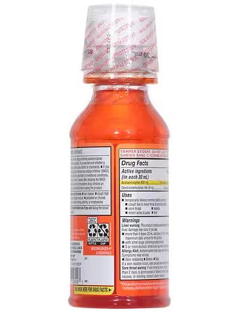 Líquido para la presión arterial alta, sin azúcar, para el resfriado y la gripe durante el día, de Walgreens, 8.0 fl oz***