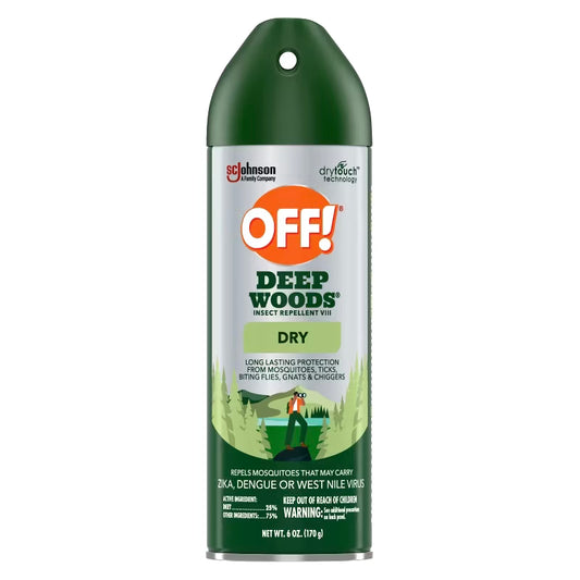 OFF! Deep Woods Dry Aerosol Bug Spray - 6oz