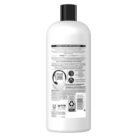 Acondicionador Tresemme Keratin Smooth Formulated con disciplina lamelar para cabello con frizz - 28 fl oz