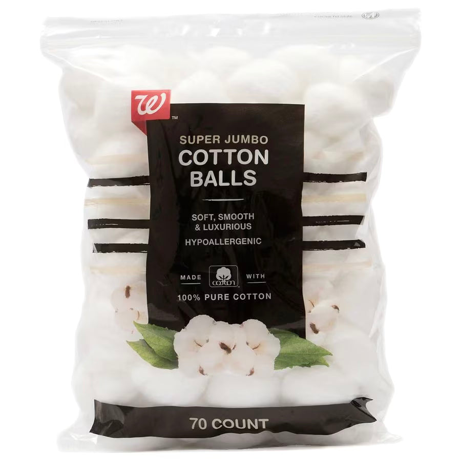 Walgreens Jumbo Cotton Balls, 70 ea