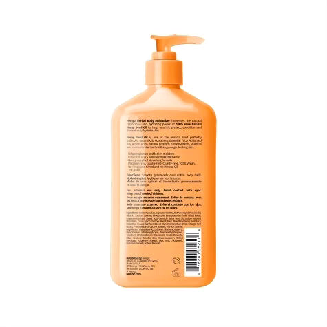 Loción corporal con vitamina C y aroma a flor de cítricos de Hempz, 17 oz