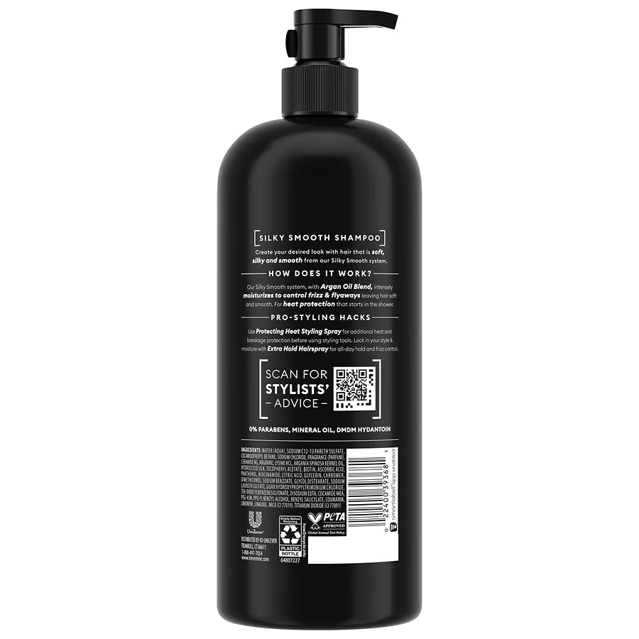 Tresemme Silky & Smooth Anti-Frizz Shampoo For Frizzy Hair 28oz