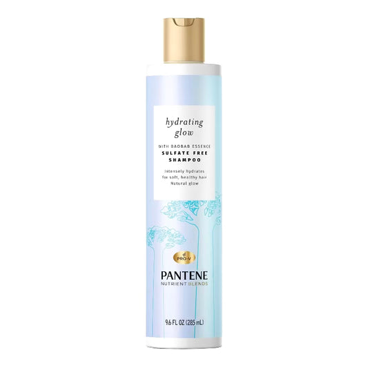 Pantene Hydrating Glow Shampoo, Nutrient Blends - 9.6 fl oz