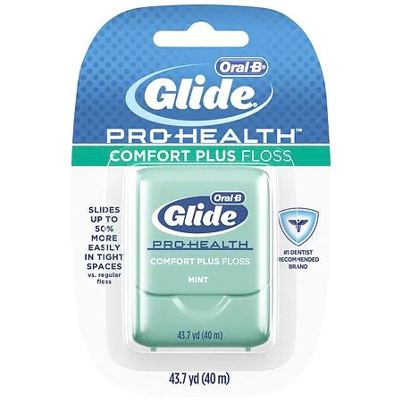 Oral-B Glide Comport Plus Dental Floss, Extra Soft Mint 43.7 yd