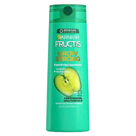 Garnier Fructis Grow Strong Shampoo, For Stronger, Healthier, Shinier Hair 12.5 fl oz