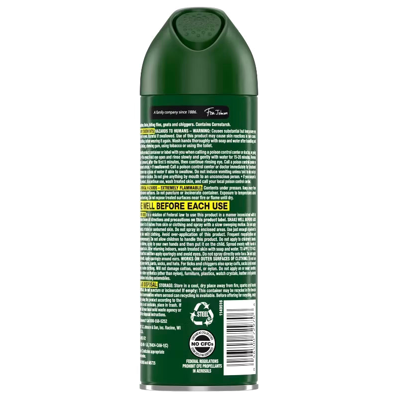 ¡OFF! Repelente de insectos en aerosol seco Deep Woods - 6oz