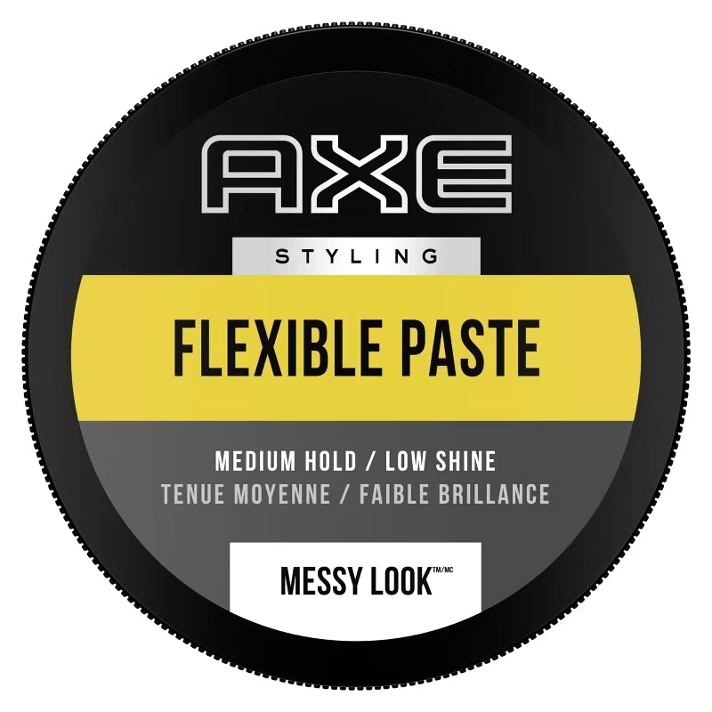 Axe Styling Messy Look Medium Hold Low Shine Flexible Hair Paste 2.64oz