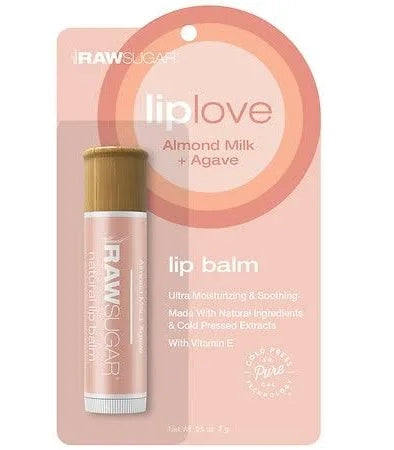 Raw Sugar Natural Lip Balm Almond Milk + Agave