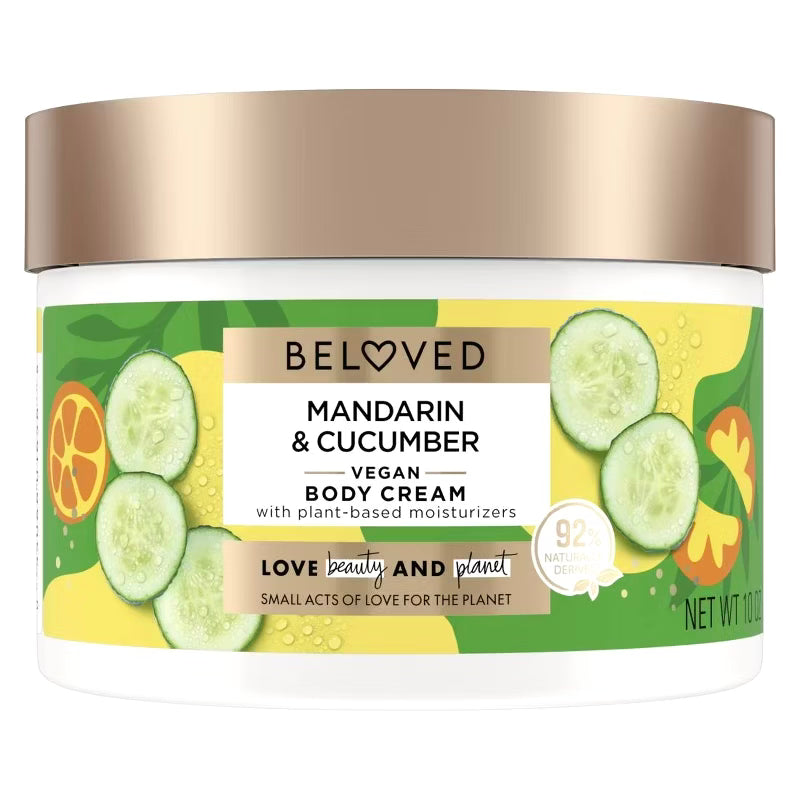 Beloved Mandarin & Cucumber Water Body Cream - 10oz
