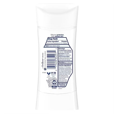 Desodorante y antitranspirante en barra Dove Advanced Care Cool Essentials de 72 horas, 2,6 oz