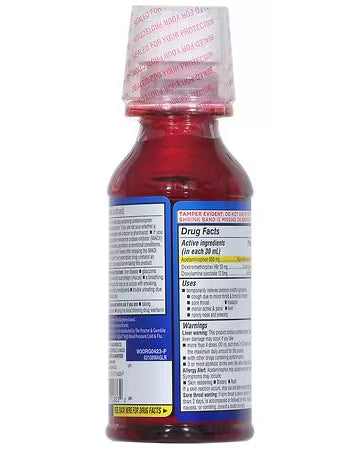 Líquido para la presión arterial alta, sin azúcar y para la gripe y el resfriado nocturno de Walgreens, 8.0 fl oz***