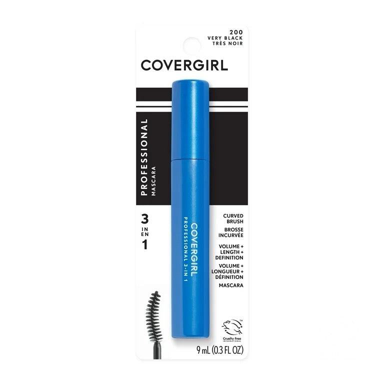 Covergirl Professional Mascara Curved Brush Very Black 200