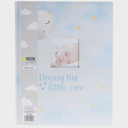 Moon and Stars Baby Memory Book