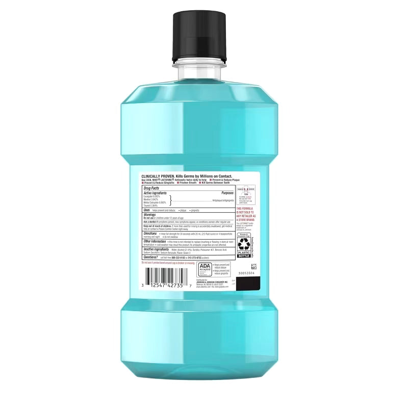 Listerine Cool Mint Antiseptic Mouthwash 1L