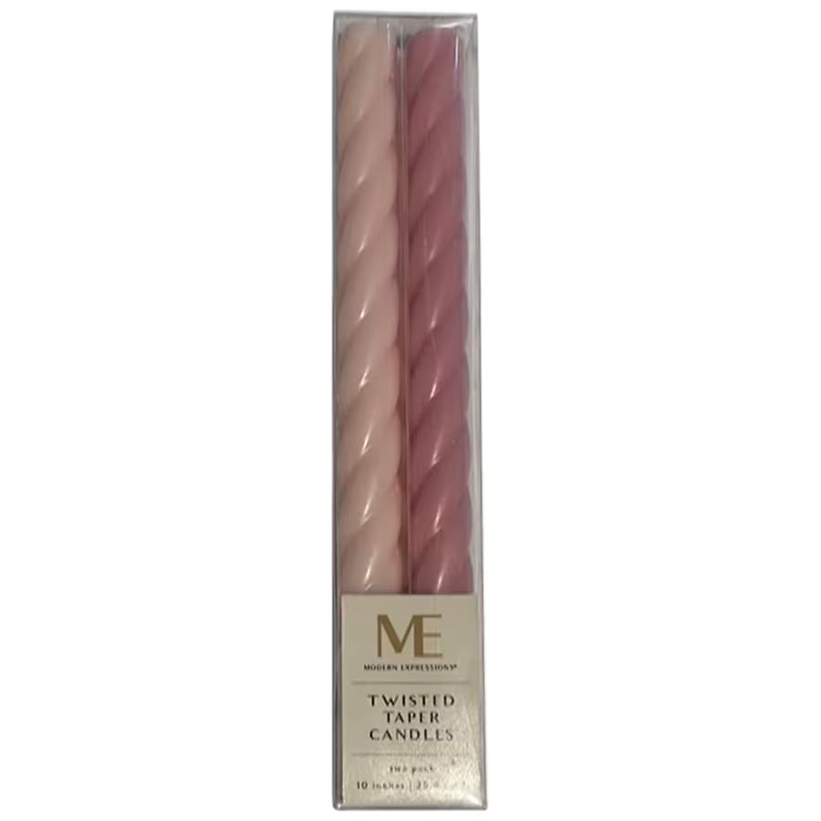 ME Twisted Candles Pink 2ct 10in