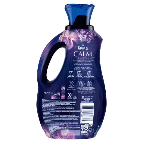 Downy Infusions Calm Lavender & Vanilla Scent Liquid Laundry Fabric Softener 48oz