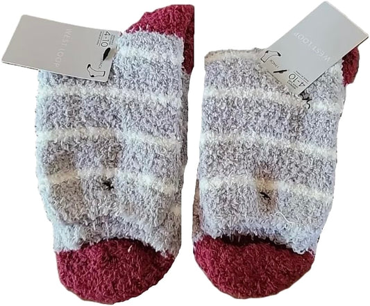 West Loop Super Soft Fuzzy Socks Size 4-10