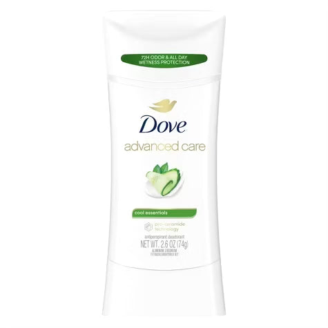 Dove Advanced Care Cool Essentials 72-Hour Antiperspirant & Deodorant Stick - 2.6oz