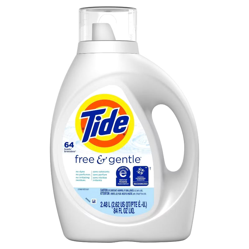 Tide Free & Gentle Liquid Laundry Detergent - 84 fl oz