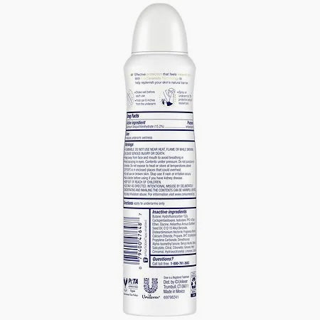 Antitranspirante en aerosol seco Dove Advanced Waterlily &amp; Sakura Blossom 3.8oz