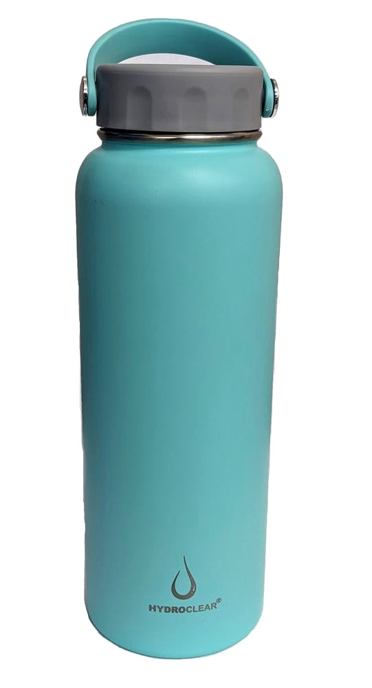 HydroClear® 40 oz. Stainless Steel Vacuum Sealed Water Bottle- Seafoam Green