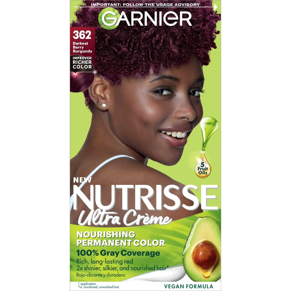 Garnier Nutrisse Nourishing Permanent Hair Color Creme (click for options)