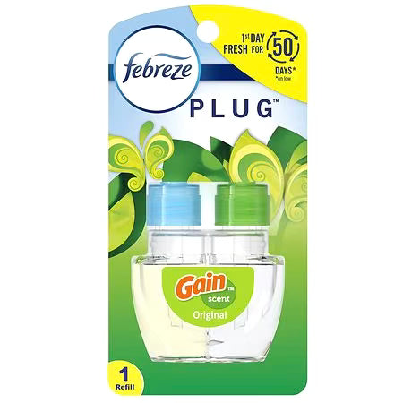 Febreze Plug Air Freshener Refill Gain Original 1ct