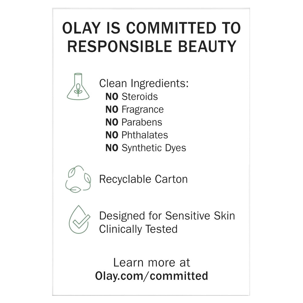 Olay Sensitive Face Moisturizer, Fragrance-Free, 1.7 fl oz