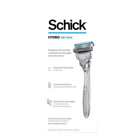 Schick Hydro Men's Dry Skin Razor Value Pack