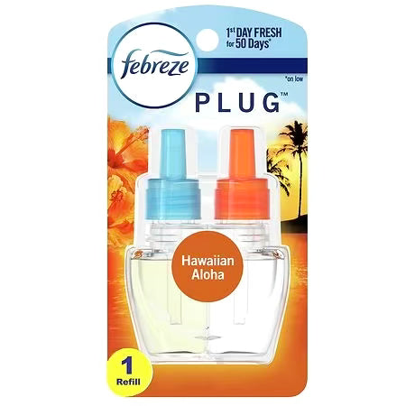 Febreze Odor-Fighting PLUG Air Freshener Refill Hawaiian Aloha 1ct