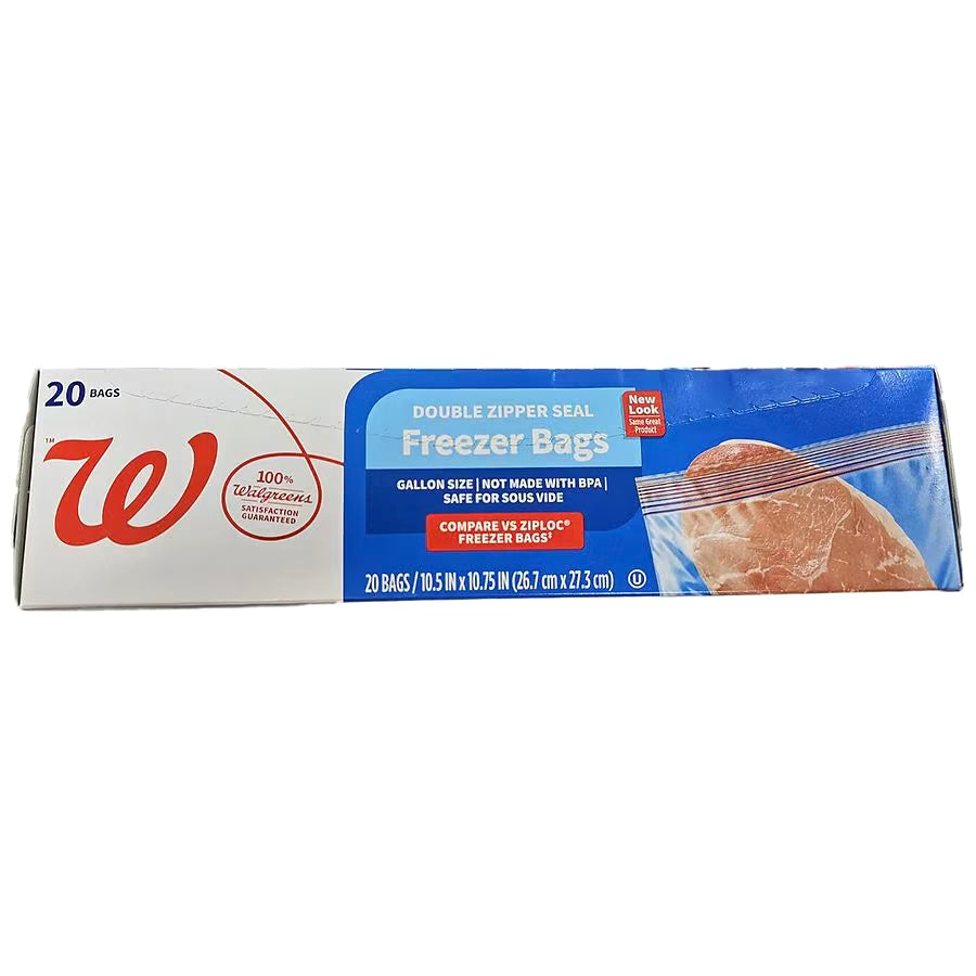 Walgreen’s Gallon Freezer Bags 20ct