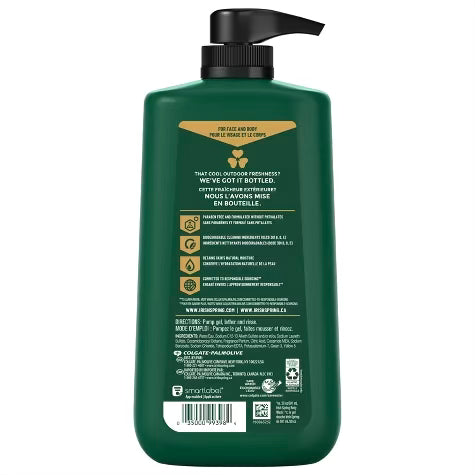 Gel de baño Irish Spring Original Clean para hombres - Botella de 30 fl oz