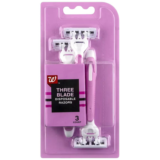 Walgreens Women's Triple Blade Razors, 3.0 ea