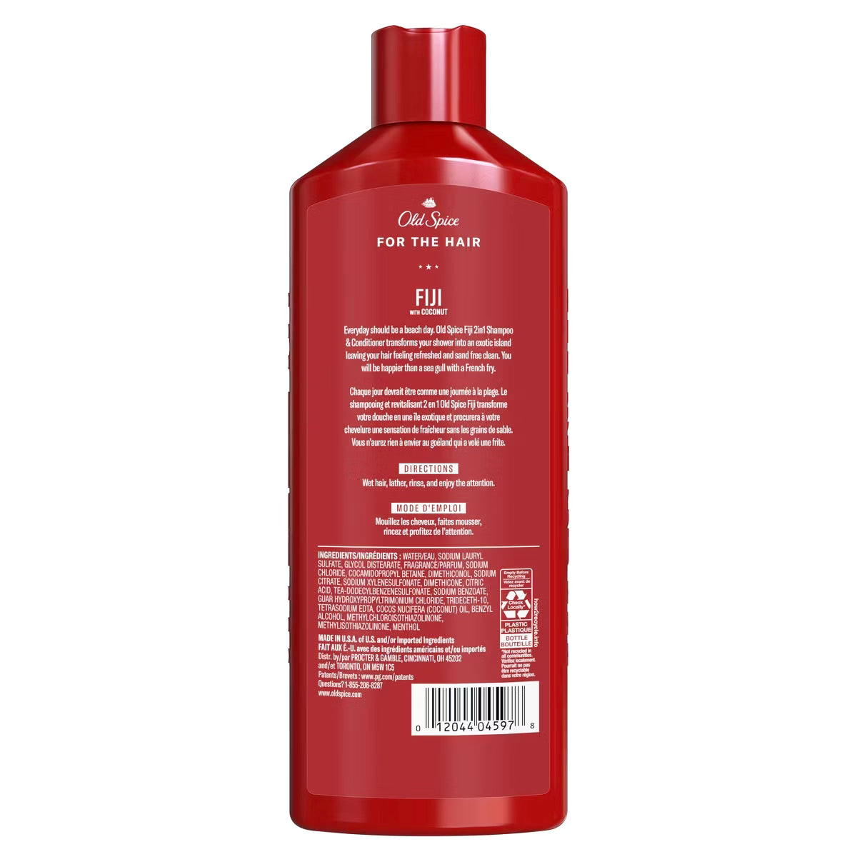 Old Spice Men's Fiji 2-in-1 Shampoo & Conditioner 13.5oz