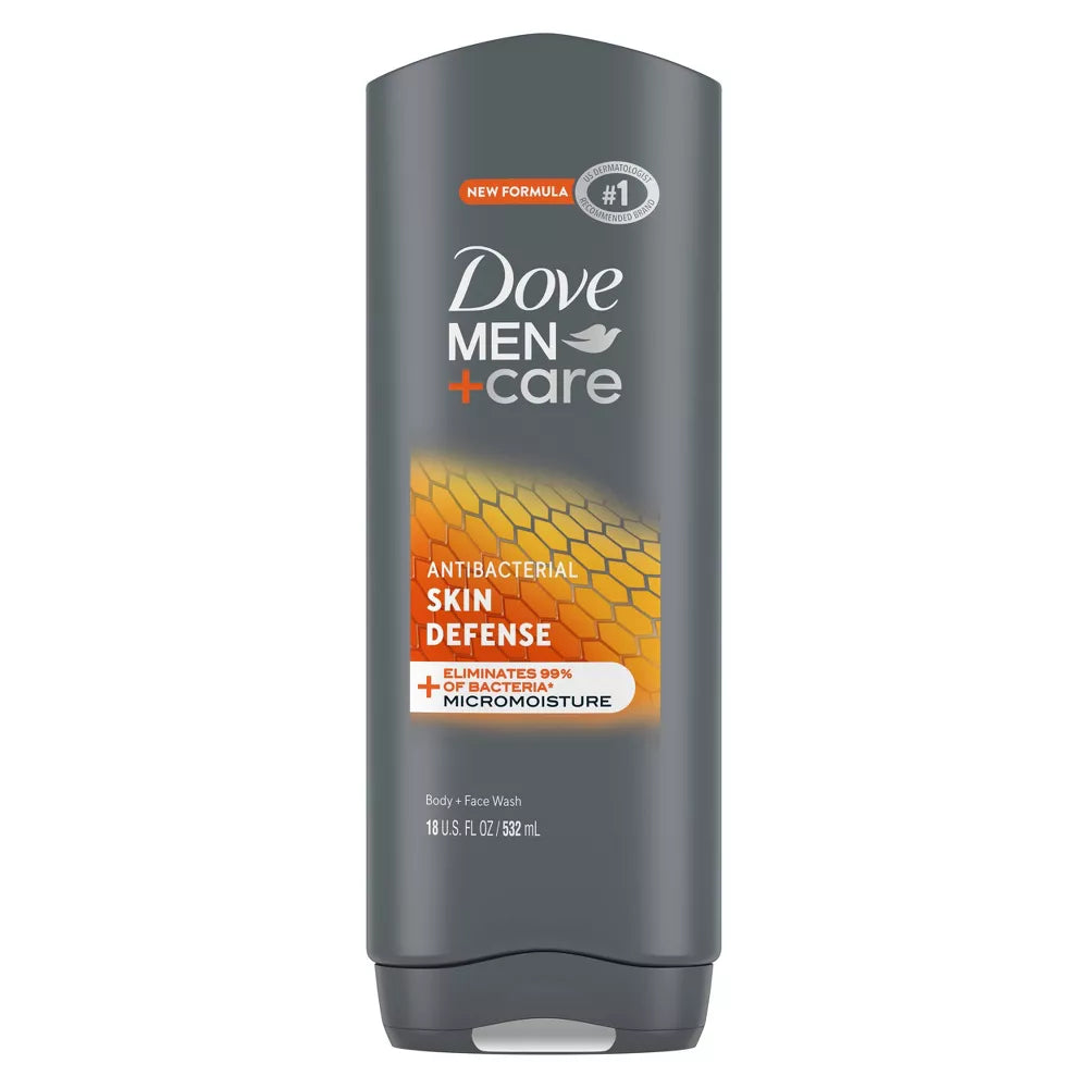 Dove Men+Care Skin Defense Antibacterial Body Wash - 18 fl oz***