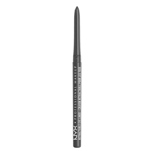 Lápiz delineador de ojos mecánico retráctil de larga duración de NYX Professional Makeup - Gris