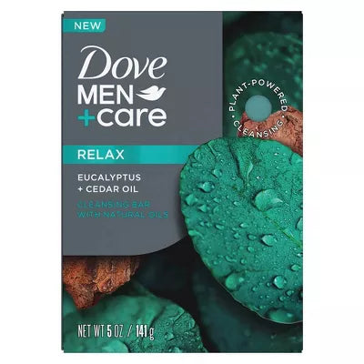 Dove Men+Care Relaxant Plant Based Bar Soap - Eucalyptus & Cedar Oil - 5oz***