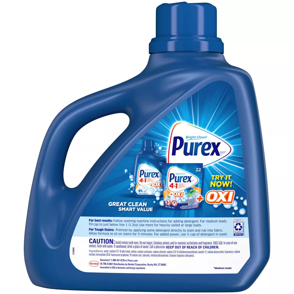 Purex Mountain Breeze HE Liquid Laundry Detergent - 150 fl oz